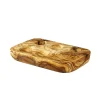 6 Slot Olive Wood Egg Cup Holder
