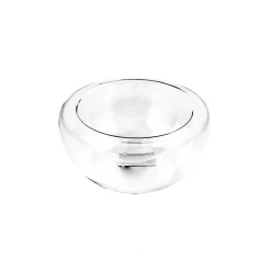6 x 120ml Small Double-Walled, Glass Bowl