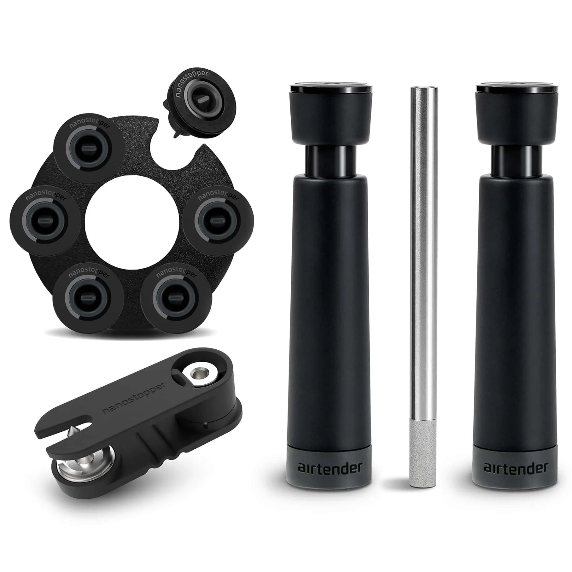 Airtender Vacuum & Aerator Set for Food & Wine