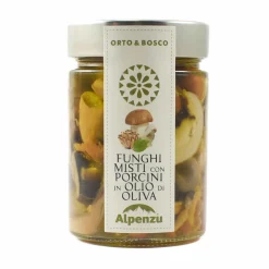 Alpenzu Mixed Mushrooms with Porcini Mushrooms in Olive Oil, 310g