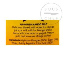 Alphonso Mango Pulp, 850g