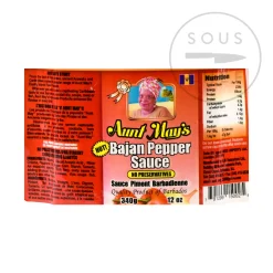 Aunt May's Bajan Pepper Sauce, 340g