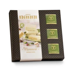 Babbi Viennesi Pistachio De Luxe Wafers, 9 pieces