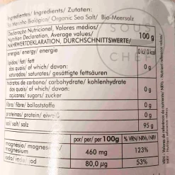 Belamandil Hand Harvest Fine Sea Salt, 400g