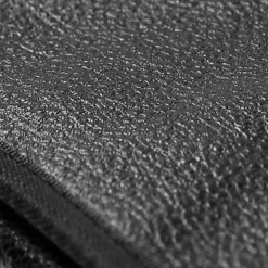 Black Buffalo Leather Knife Roll, 6 Slots