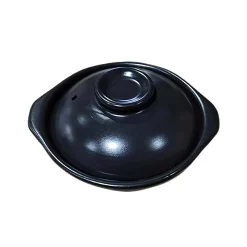 Black Clay Cooking Pot, 350ml
