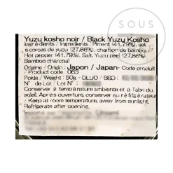 Black Yuzu Kosho, 50g