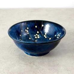 Blue Sakura Ramen Bowl, 21cm