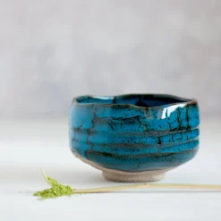 Blue Storm Matcha Bowl, 11.7cm