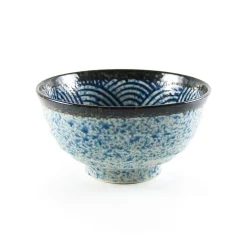 Blue Wave Noodle Bowl, 16.8cm