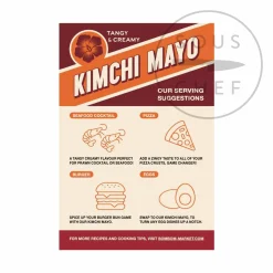 Bombom Korean Kimchi Mayo, 185g