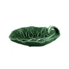 Bordallo Pinheiro Curved Cabbage Leaf Dish, 25cm