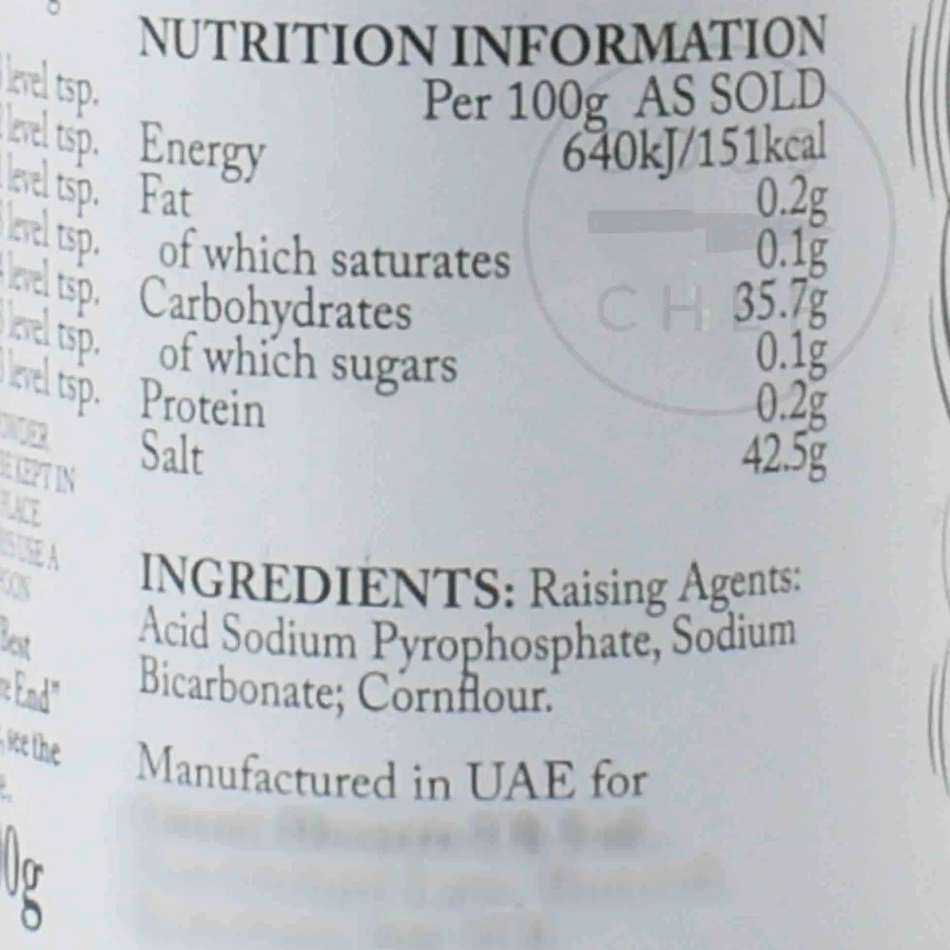 Borwicks Baking Powder, 100g