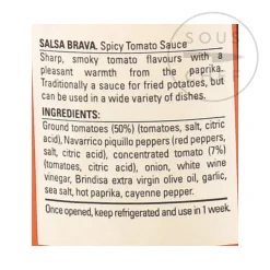 Brindisa Salsa Brava, Spicy Tomato Sauce 315g