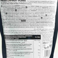 Bristol Syrup Co Passionfruit Puree, 600ml