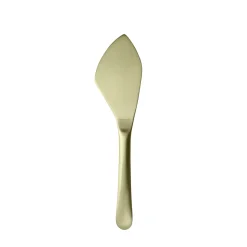 Brushed Champagne Gold Hard Cheese Knife