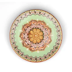 Bulgarian Troyan Mint Green Dinner Plate, 26cm