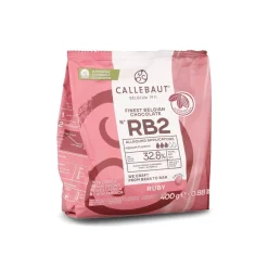 Callebaut Ruby Chocolate Couverture, 400g