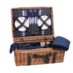 Champs-Elysees Navy Picnic Hamper
