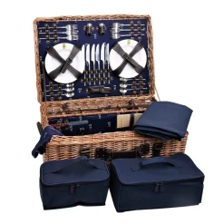 Champs-Elysees Navy Picnic Hamper