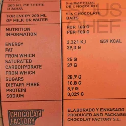 Chocolat Factory Intense Dark Hot Chocolate, 300g