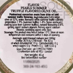 Christine Le Tennier Extra Virgin Olive Oil & Summer Truffle Pearls, 45g