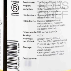 Citizens of Soil Croatian Single Estate Extra Virgin Olive Oil, 500ml