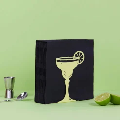 Cocktail Metal Napkin Holder