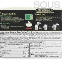 Colourful Boba Tropical Iced Tea Kit, 3 sets