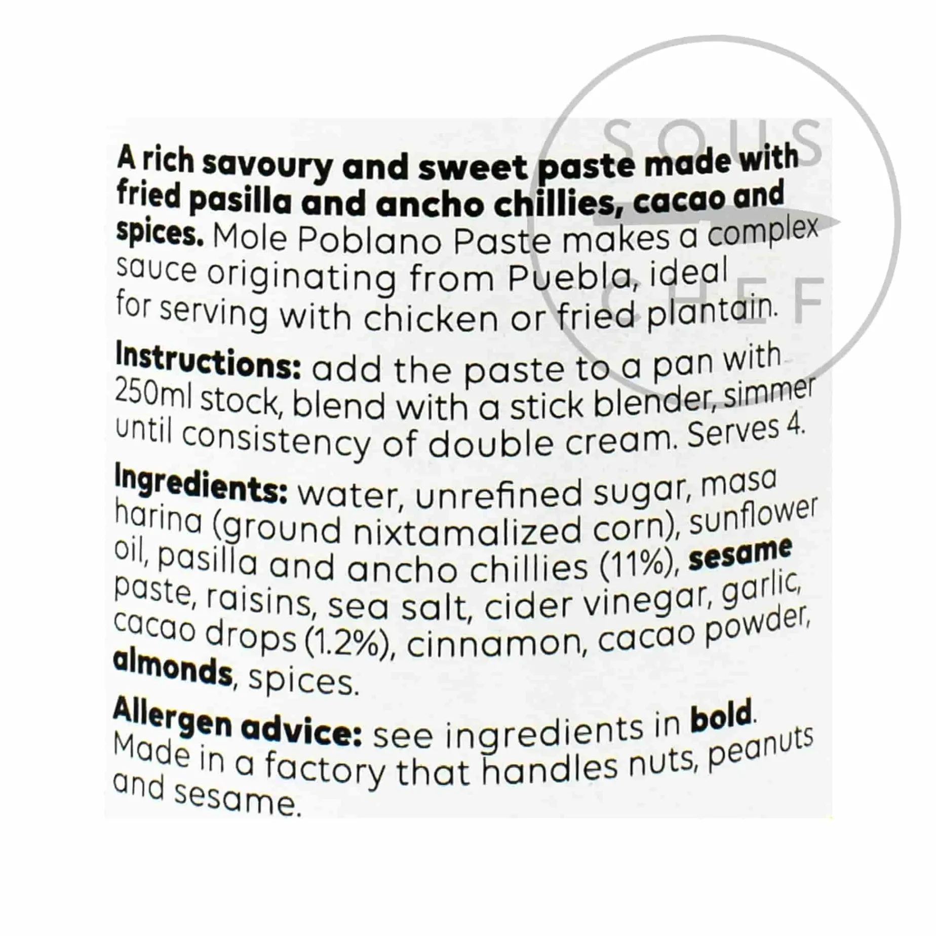 Cool Chile Co Mole Poblano Paste, 190g