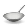 De Buyer Carbone Plus Round Based Wok, 35cm