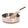 De Buyer Prima Matera Copper Saute Pan with Stainless Steel Handle, 24cm