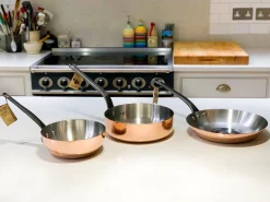 De Buyer Prima Matera Induction-Compatible Copper Frying Pan