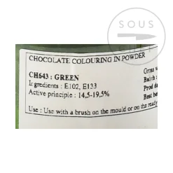 Deco Relief Green Gloss Food Colour For Chocolate, 20g