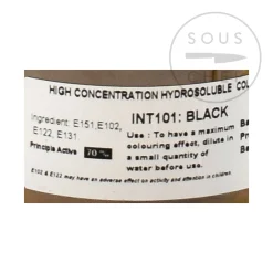 Deco Relief Intense Black Food Colour, 50g