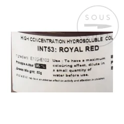Deco Relief Intense Royal Red Food Colour, 50g