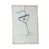 Dinette Very Dirty Martini Linen Tea Towel