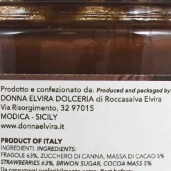 Donna Elvira Strawberry and Chocolate Marmalade, 210g