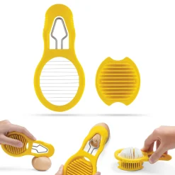 Dreamfarm Yellow Eggler Egg Peeler and Slicer