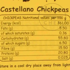 Dried Castellano Chickpeas from Leon, 1kg