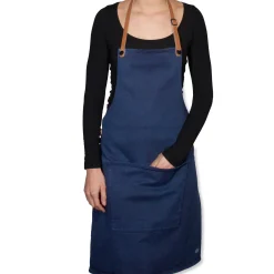 Dutchdeluxes Canvas BBQ Apron in Dark Blue