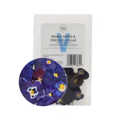 Edible Dried & Pressed Violas, 25 pieces