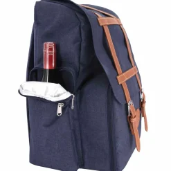 Escapade Navy Picnic Backpack, 4 Person
