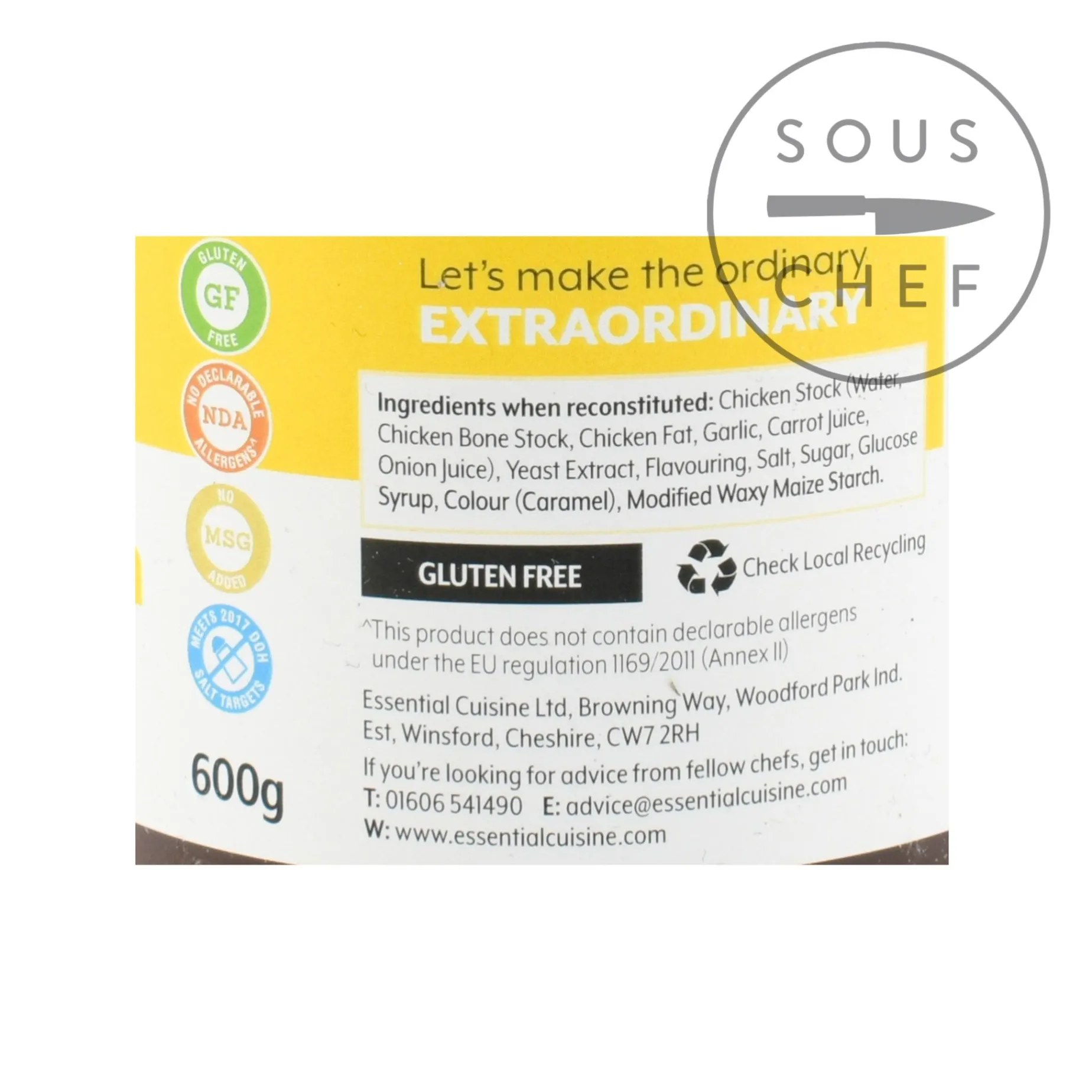 Essential Cuisine Chicken Glace, 600g