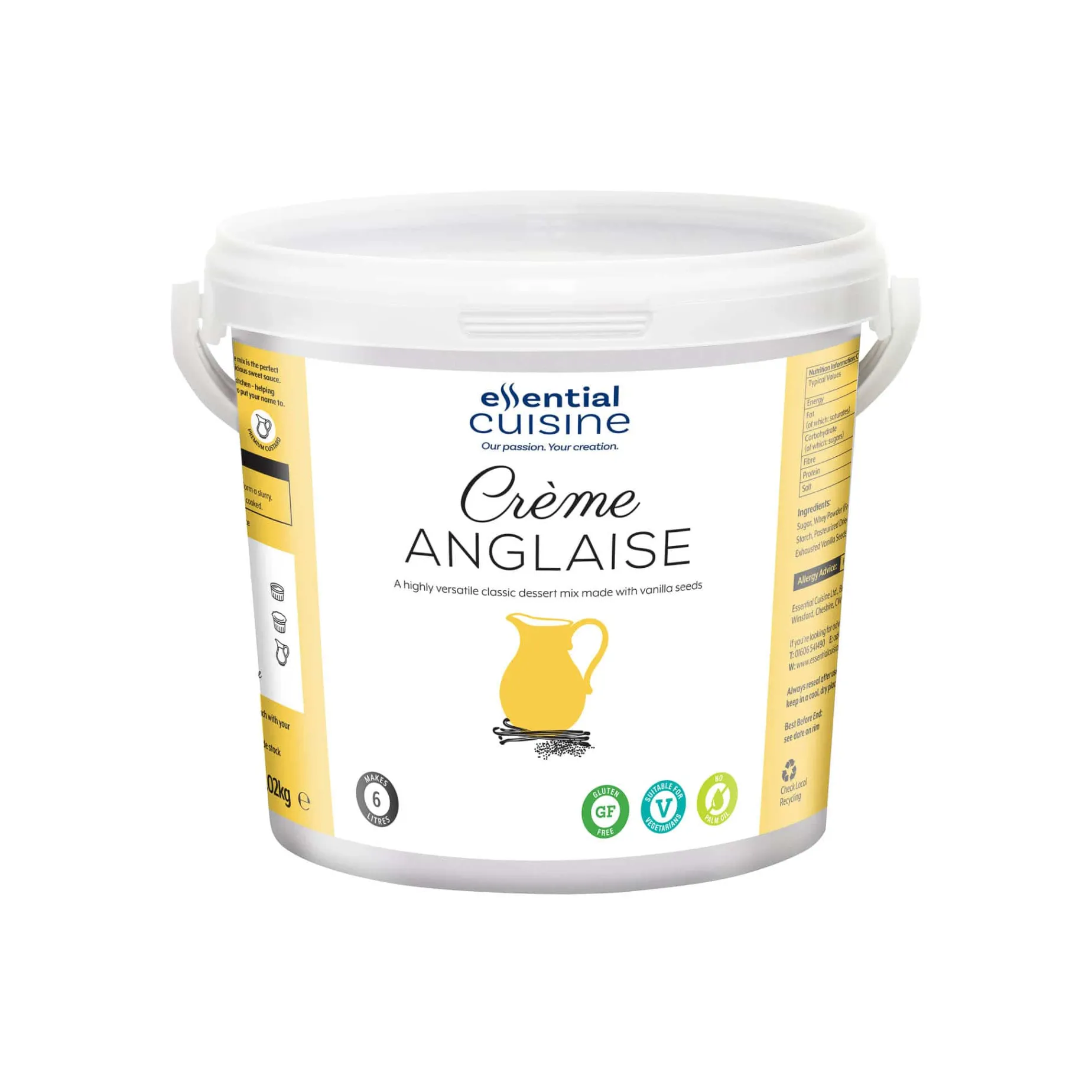 Essential Cuisine Sweet Creme Anglaise Sauce, 1.02kg