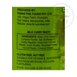 Ferns' Medium Curry Paste, 380g