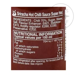 Flying Goose Sriracha Super Hot Chilli Sauce