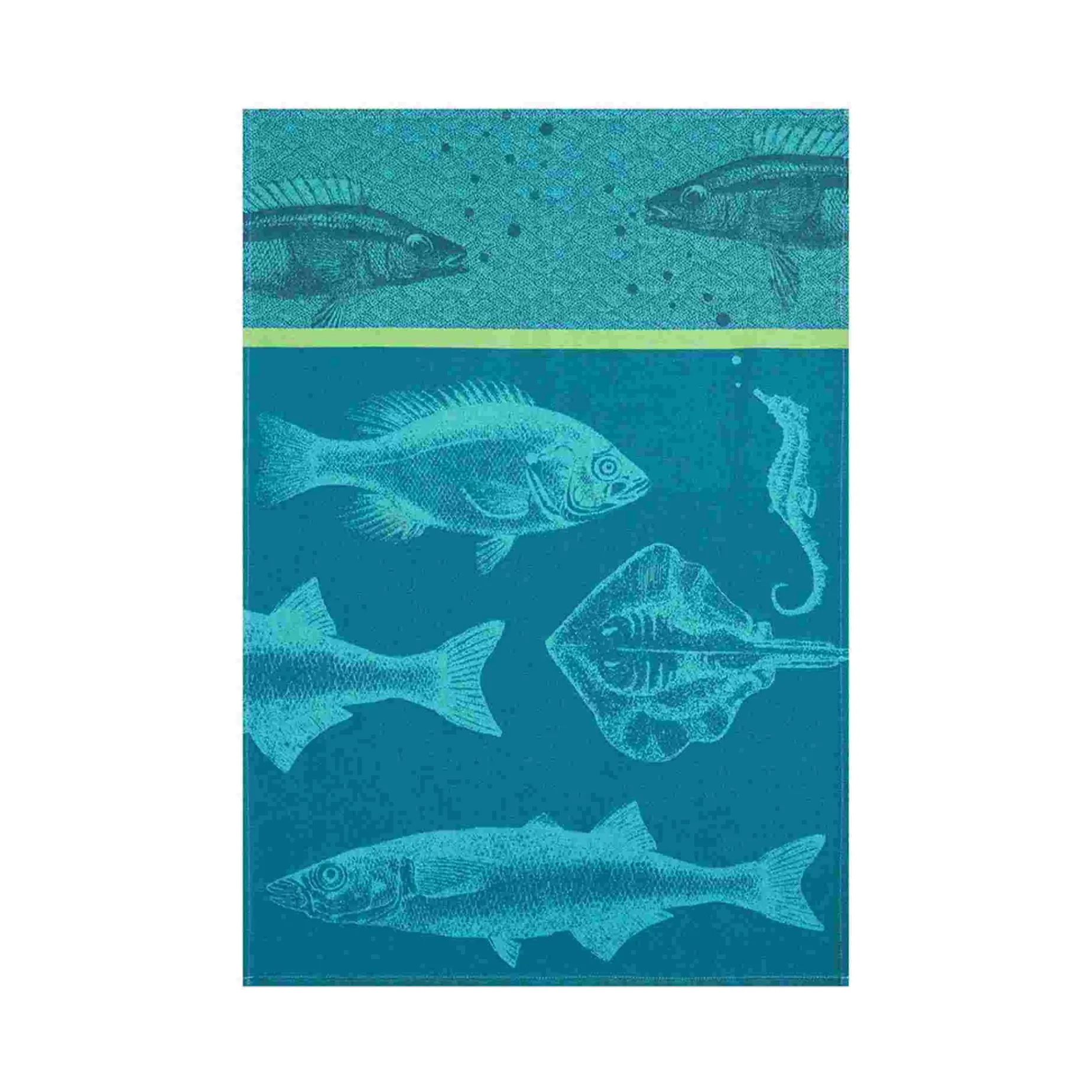 French Tea Towel - Fish