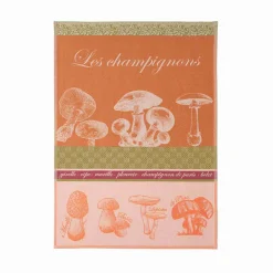 French Tea Towel - Mushrooms