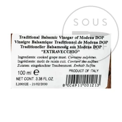 Giusti Balsamic Vinegar of Modena DOP - Extravecchio 25 Year Aged